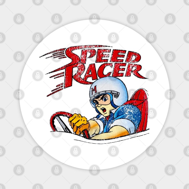 Vintage Go Speed Racer Go Go!!! 80s Magnet by CatyMoon